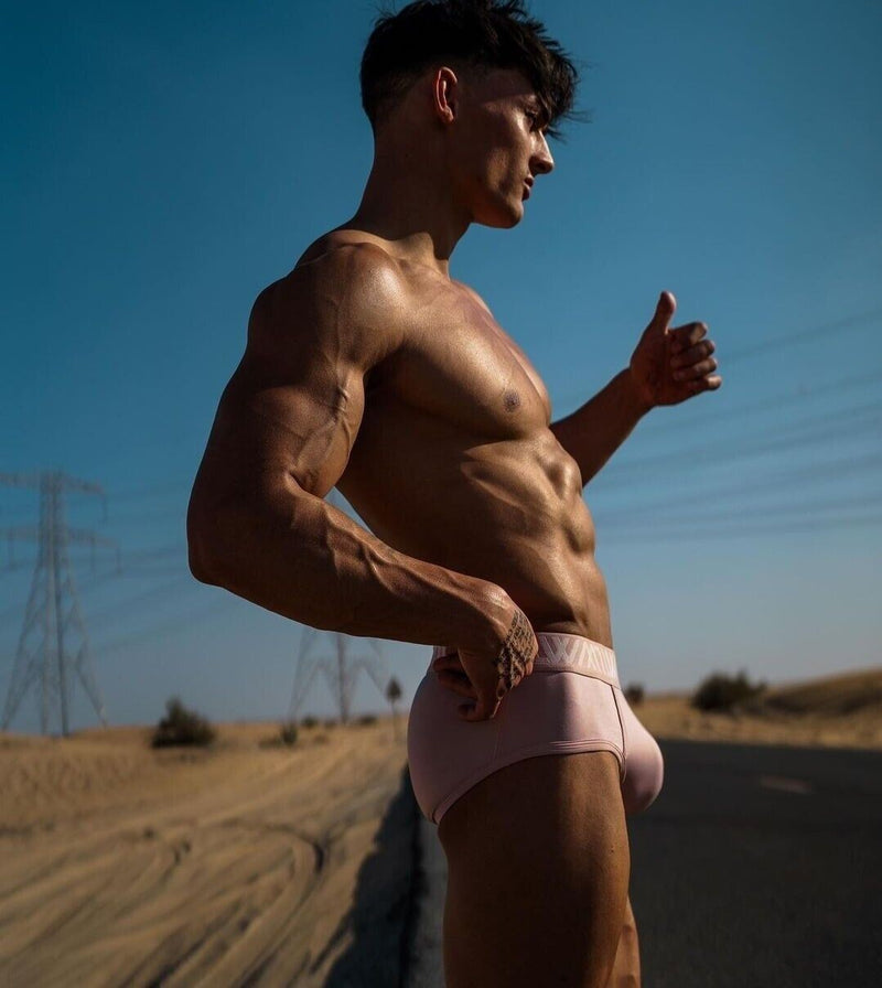 LVW AMSTERDAM Luxury Briefs Lycra ECO Brief Pink Salmon 13 - SexyMenUnderwear.com