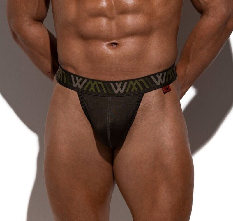 LVW AMSTERDAM Luxury Jockstraps Smooth Jersey Lycra Jock Army Green 14 - SexyMenUnderwear.com