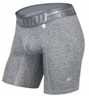 MAO Long Boxer Microfiber Compression Shorts Gym Sports Gray 1111.9 15 - SexyMenUnderwear.com