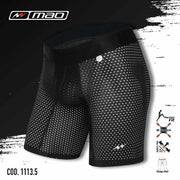 MAO Sport Compression Boxer Short Mid-Cut Underwear Black 1113.5 15 - SexyMenUnderwear.com