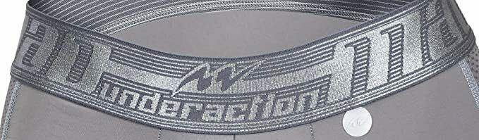 Mao Sports Boxer Compression Shorts Mid-Cut MicroFibre Sportwear Gray 7021 3 - SexyMenUnderwear.com