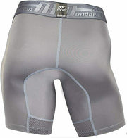 Mao Sports Boxer Compression Shorts Mid-Cut MicroFibre Sportwear Gray 7021 3 - SexyMenUnderwear.com
