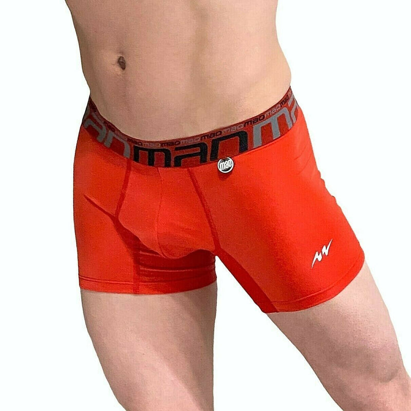 MAO Sports Boxer Gym Soft Comfy Under pants Red 1113.11 7 - SexyMenUnderwear.com