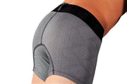 MAO SPORTS Boxer Short Stripe Line Stretching Resistance Microfiber Black Band 2 - SexyMenUnderwear.com