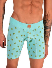 MAO Sports Casual Cotton Boxer With Stretchy Fabric Avocado Print - SexyMenUnderwear.com