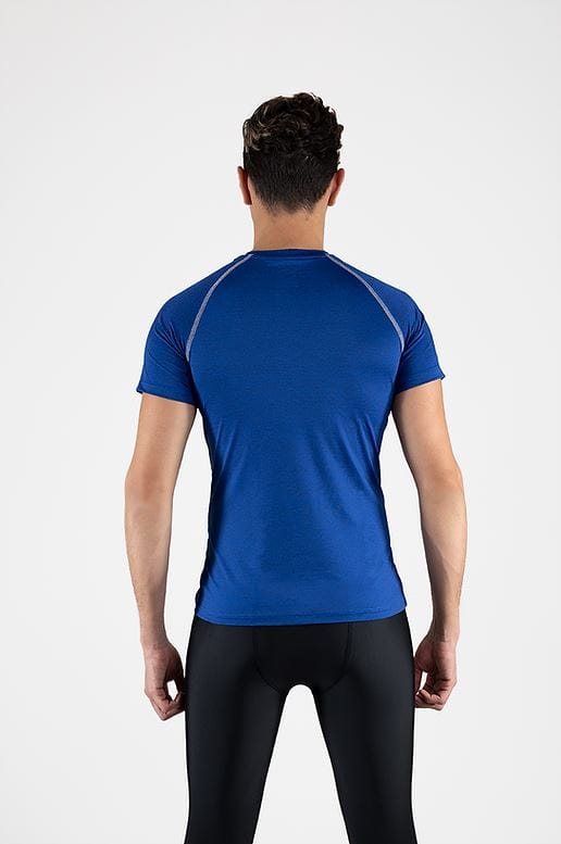 MAO Sports T-Shirts Playera Cyclismo Muscle Compression Shirt Blue Azul 14 - SexyMenUnderwear.com