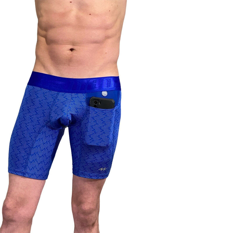 MAO USA Boxer Sports With Cell Phone Side Pocket Gym Underwear Royal 1111.39 2 - SexyMenUnderwear.com