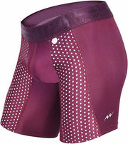 MAO USA Sport Boxer Compression Shorts Burgundy 1111.1 4 - SexyMenUnderwear.com