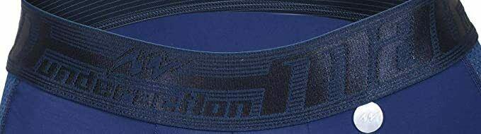 MAO USA Sport Boxer Compression Shorts Mid-Cut Stretchy Microfibre Navy 7021 3 - SexyMenUnderwear.com