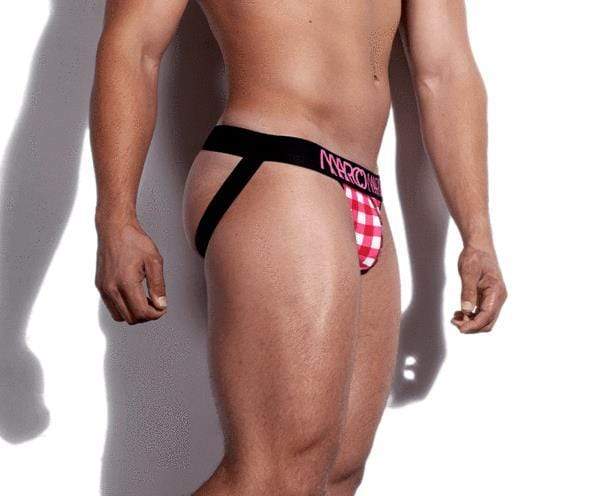 Marco Marco Jock Picnic Party Sensual Jockstrap Pink Stripe 1 - SexyMenUnderwear.com
