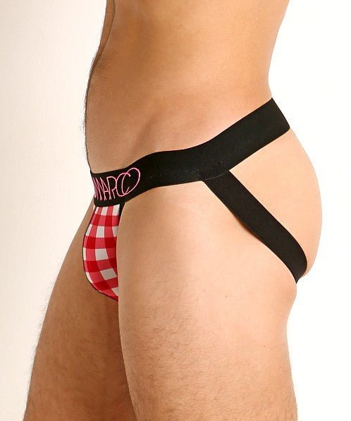 Marco Marco Jock Picnic Party Sensual Jockstrap Pink Stripe 1 - SexyMenUnderwear.com