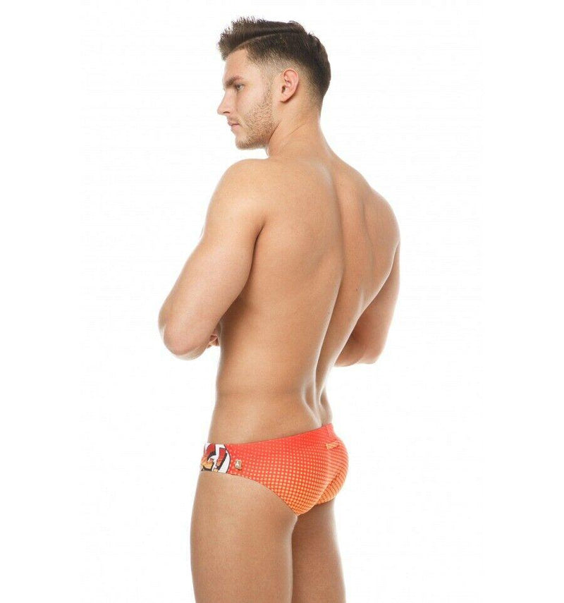 Marcuse Anime Swim-Briefs Red 2 - SexyMenUnderwear.com