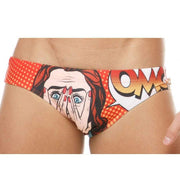 Marcuse Anime Swim-Briefs Red 2 - SexyMenUnderwear.com
