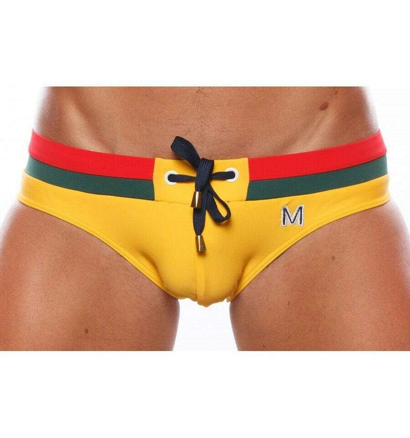 Marcuse Hermoso Swim-briefs Swimwear Yellow 7716 4 - SexyMenUnderwear.com