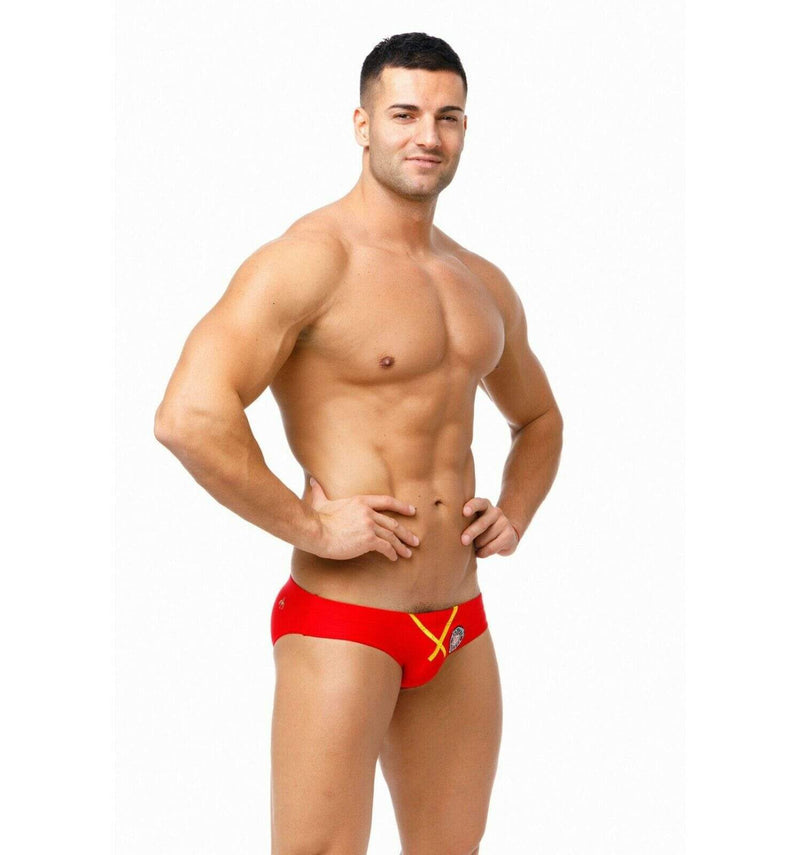 Marcuse Marcuse Swimwear Swim-Brief Marx Finest Gentleman’s Swimsuit Slip Red 12018 5