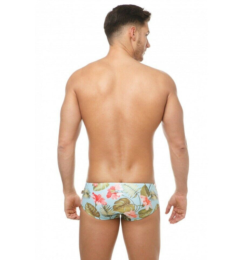 Marcuse Swim-Brief Havana Tropics Swimwear Blue 3 - SexyMenUnderwear.com