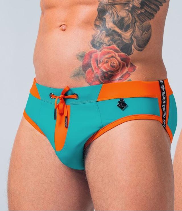 MASKULO Swim-Brief BeGuard Adjustable Swimwear SHARK Glow In Dark SW0806-63 32 - SexyMenUnderwear.com