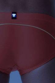 MASKULO Swim-Brief Drawstrings Swimwear Adjustable Quick Dry Carrot SW0804-17 33 - SexyMenUnderwear.com