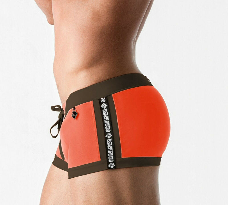 MASKULO Swim-Trunk SHARK Swimwear With Zip Front Imitation Carrot SW0805-17 32 - SexyMenUnderwear.com