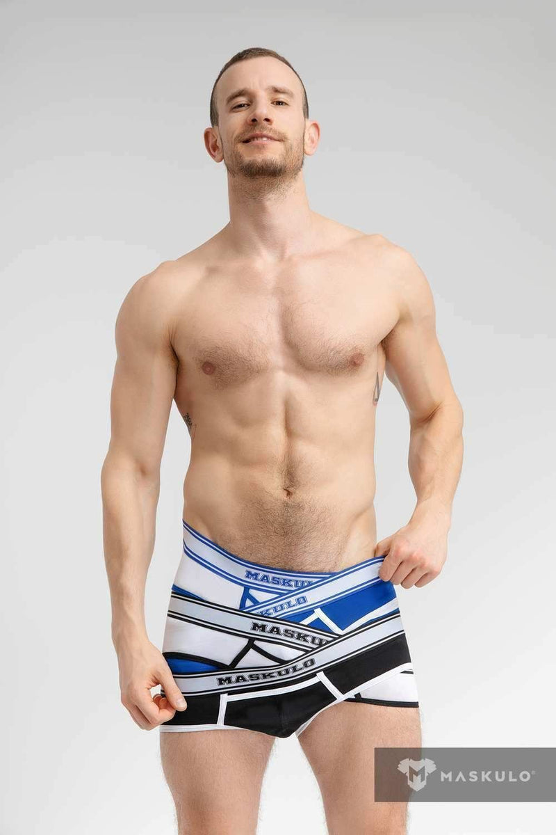 MASKULO Two pockets Brief Elastic Band Breathable Cotton Briefs BR161-94 25 - SexyMenUnderwear.com