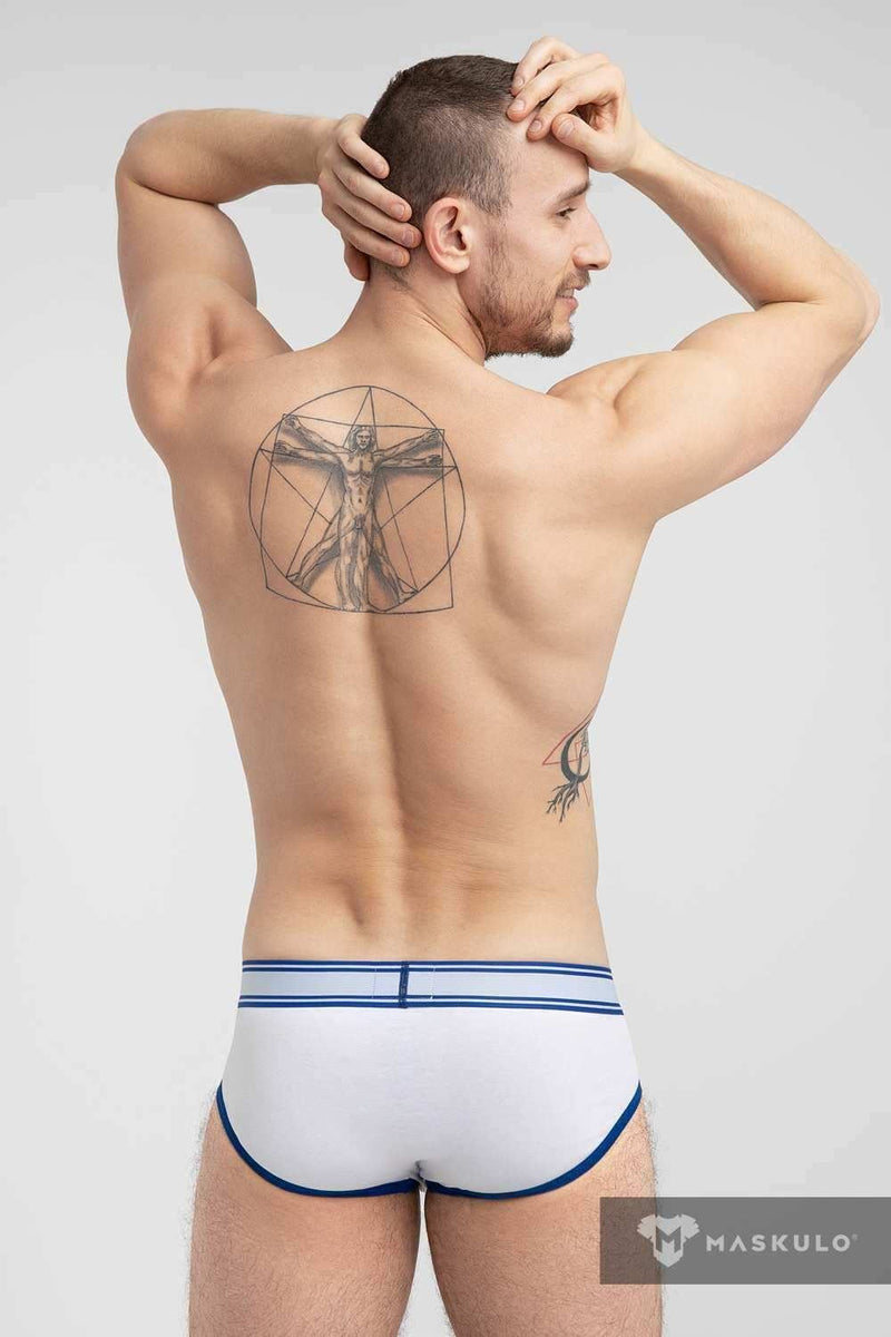 MASKULO Two pockets Briefs Elastic Band Breathable Cotton Brief BR161-64 25 - SexyMenUnderwear.com