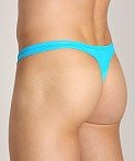 Medium Gregg Homme Beyond Doubt Mesh Maximizer Thong Aqua 110204 105 - SexyMenUnderwear.com