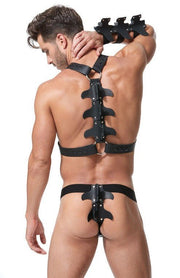 Medium Gregg Homme Frame Leather Harness Genuine 152962 61 - SexyMenUnderwear.com