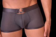 Medium Gregg Homme High-rise Honeycomb Boxer Brief Charcoal 132206 72 - SexyMenUnderwear.com