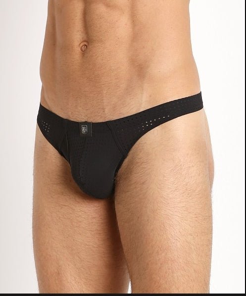 MEDIUM Gregg Homme Thong Drive Italian Mesh 142604 101 - SexyMenUnderwear.com