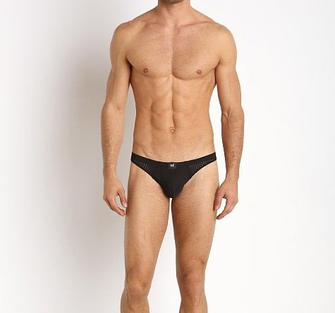 MEDIUM Gregg Homme Thong Drive Italian Mesh 142604 101 - SexyMenUnderwear.com