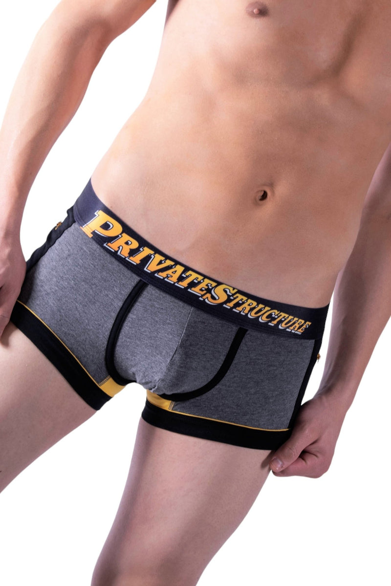 MEDIUM Hipster Boxer Zipped pocket Private Structure 1-7 - SexyMenUnderwear.com