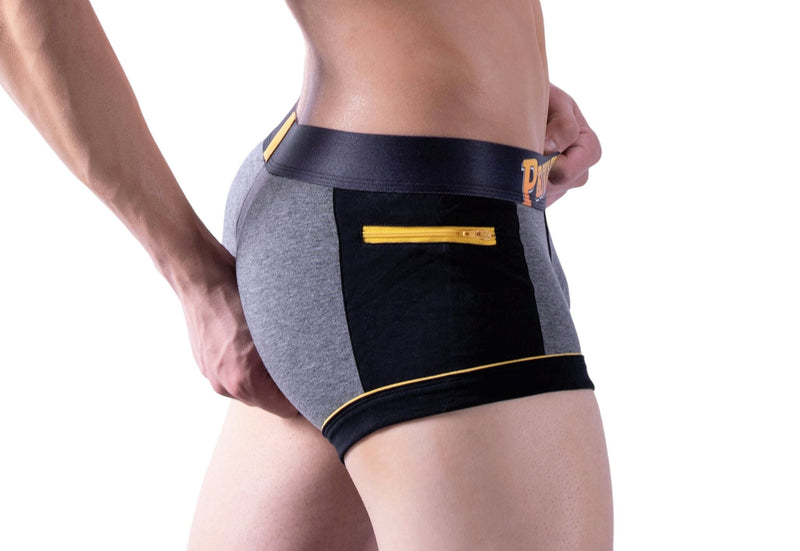 MEDIUM Hipster Boxer Zipped pocket Private Structure 1-7 - SexyMenUnderwear.com