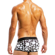 MEDIUM Modus Vivendi Swimwear Polka dot Brazil Cut Boxer Brief Swimsuit Black KS1821 19 - SexyMenUnderwear.com