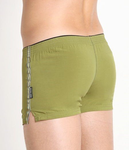 MEDIUM Private Structure Utopia Boxer Short Army 5-44 - SexyMenUnderwear.com