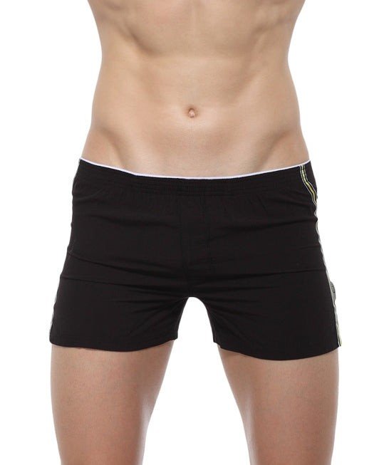 MEDIUM Private Structure Utopia Boxer Short Black 5-42 - SexyMenUnderwear.com