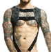 MOB DNGEON Harness Leather-Look CropTop With C-Ring Harness Midnight DMBL08 7