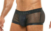 Modus Vivendi ARMOR Boxer Luxury Semi-Transparent Boxer Black 01021 54 - SexyMenUnderwear.com