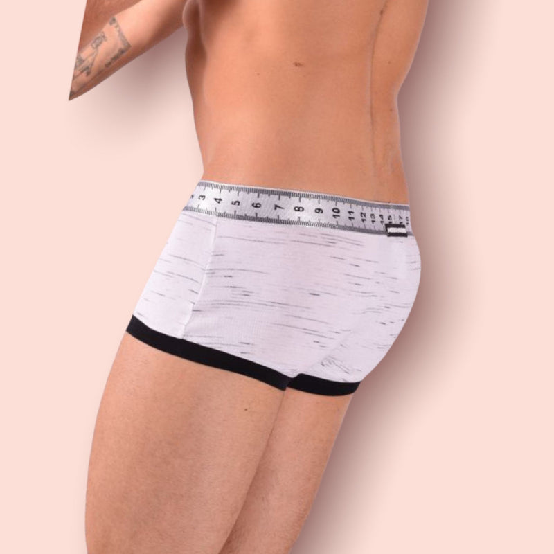 Modus Vivendi Boxer Measure 100% Cotton Jersey Black 07821 31 - SexyMenUnderwear.com