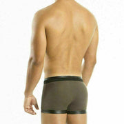 Modus Vivendi Boxer Military Leather Look Quality Ribbed cotton Khaki 08521 24 - SexyMenUnderwear.com