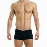 Modus Vivendi Boxer PURE Cotton Boxers Classy & Comfy Ribbed Black 17021 57 - SexyMenUnderwear.com