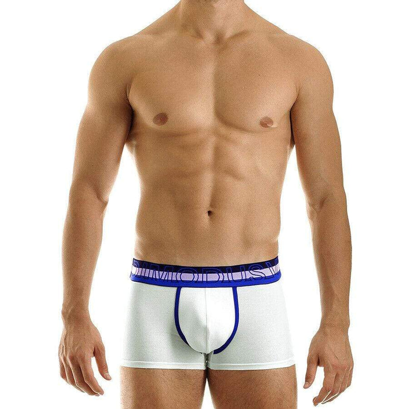 Modus Vivendi Boxer STRIP Made In Greece White 06021 40 - SexyMenUnderwear.com