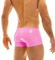MODUS VIVENDI Boxer Viral Vinyl Glossy & Shiny Neon Pink 08021 - SexyMenUnderwear.com
