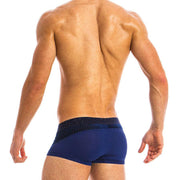Modus Vivendi Boxer Wolf Mesh Velvet Luxury Blue 18821 83 - SexyMenUnderwear.com