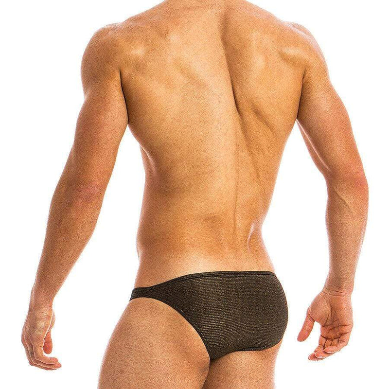 Modus Vivendi Brief 2020 Festive Super Low Cut Brief Gold 20811 20 - SexyMenUnderwear.com