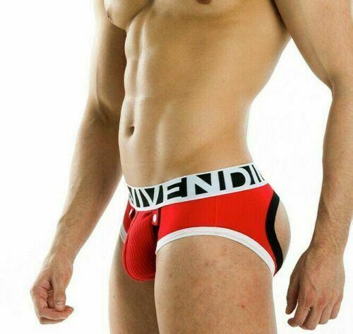 Modus Vivendi Brief Boost BottomLess Boxer Briefs Red 25512 13 - SexyMenUnderwear.com