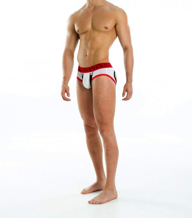 Modus Vivendi Brief Boost BottomLess Cotton Boxer Briefs Backless White 25512 13 - SexyMenUnderwear.com