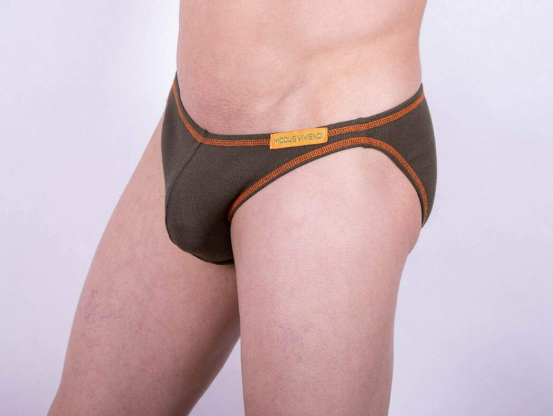 Modus Vivendi Brief Flash Super Mini slips Low Cut Khaki-Ora 23511 21B - SexyMenUnderwear.com