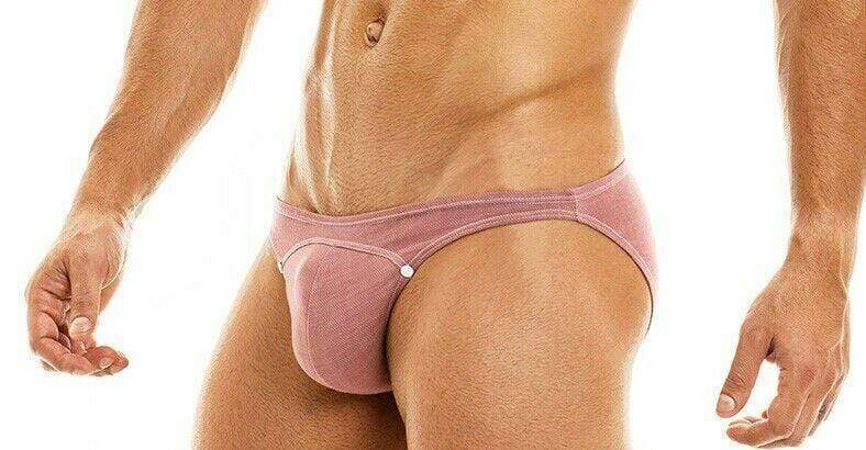 Modus Vivendi Brief Jeans Low-cut Briefs Dusty Denim Slips Pink 05012 23 - SexyMenUnderwear.com