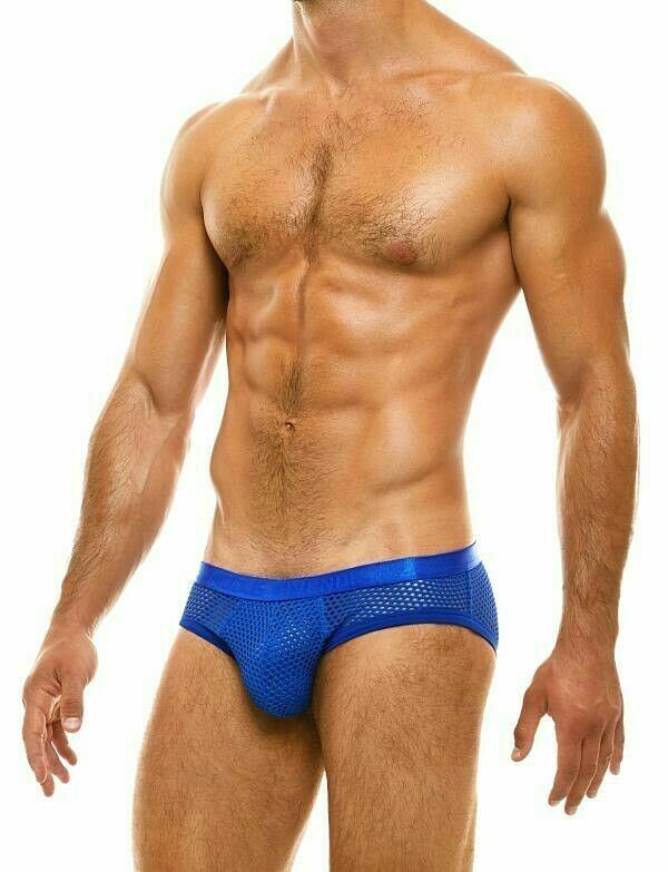 Modus Vivendi Brief Net Trap Fishnet Brief Semi-Transparent Blue 06113 49 - SexyMenUnderwear.com