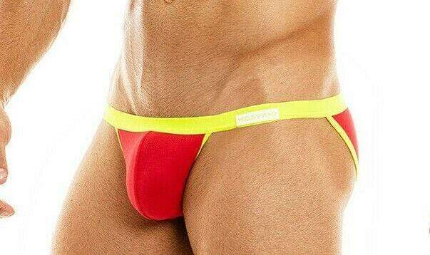 Modus Vivendi Brief Peace 2020 Tanga-Briefs Low Rise Sports Slip Red 04014 28 - SexyMenUnderwear.com